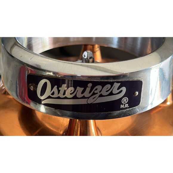 Vintage Osterizer Deluxe Blender With Copper Base & Glass Pitcher 5 cup Tested - Picture 2 of 12